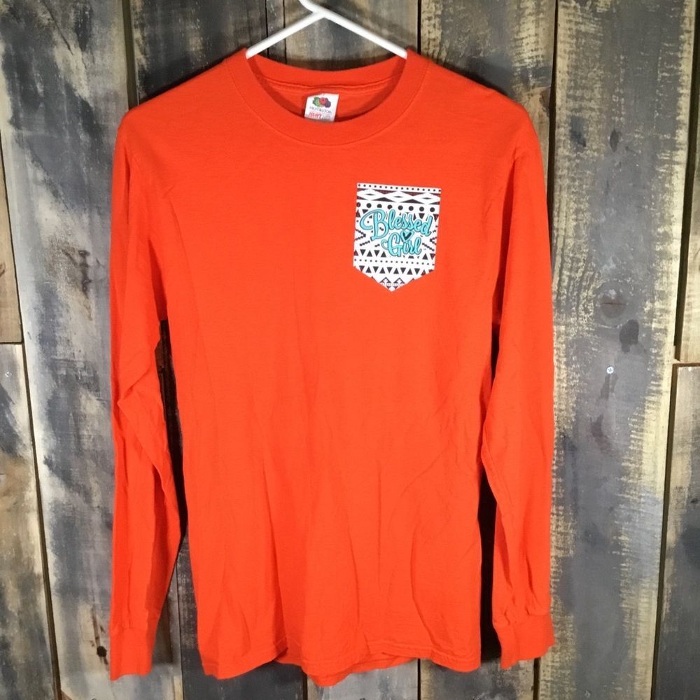 Blessed Girl long sleeve tee shirt women’s size small